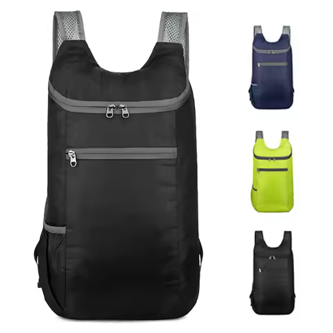 20-35L Lightweight Foldable Backpack Foldable Ultralight Outdoor Backpack Travel Backpack Men's and 