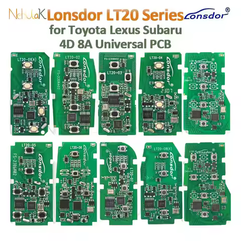 Universal Lonsdor LT20-01/02/03/04/05/06/07/08/10 Smart Key PCB Generate 8A 4D Frequency For Toyota 