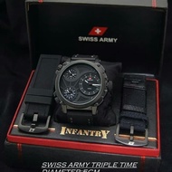 JAM TANGAN SWISS ARMY INFANTRY PAKET