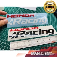 RACING HONDA Sticker Jazz Fit City Freed Crz Crv Ek Eg Es Vtec iVtec Turbo