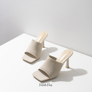 ไซซ์ปกติ หน้าเท้าแคบ ลด 1 Palette Pairs รุ่น Jodie รองเท้าส้นสูง 3 นิ้ว หน้าคาด ผ้าถัก ผ้าknit สวยแพ