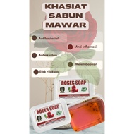 MAWAR WHITENING ROSE SOAP THICKEN SKIN SOAP DULL SKIN SOAP PORE SMALL SOAP FRENCH SOAP ANTIOXIDANT S