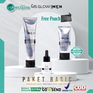 hk3 Paket Skincare MS GLOW MEN BPOM - Free Gift #