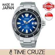 [Time Cruze] Seiko SRPE33J1 Prospex Japan King Samurai Save The Ocean Manta Ray Stainless Steel Men Watch SRPE33