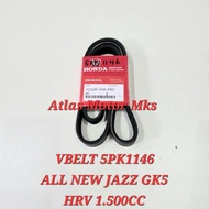 [1PC][5PK1146] FAN BELT VBELT FAN BELT HONDA JAZZ GK5 ALL NEW JAZZ GK5 "2015-ON" HRV 1.5/ HRV 1,500C