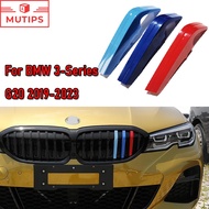 1set ABS Car Racing Grille Strip Trim Clip M Power Sport For BMW 3 Series G20 2019 2020 2021 2022 20