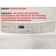 SINGER SAMSUNG WT5375 WA13 WA60 WA65 WA70 Sticker Fully Auto Washing Machine  (SP49)