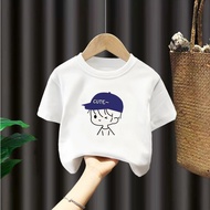 Children's Clothing t-Shirt Boys Short-Sleeved t-Shirt 2024 Trendy Big Children Girls t-Shirt Fashio