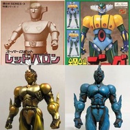 Max Factory - RED BARON 鐵金剛 23cm $500 / JEEG 磁力鐵甲人 金剛飛天鑽 23cm $800 / GUYVER 強殖裝甲 加爾巴I 殖裝金色Ver 1/6 完成