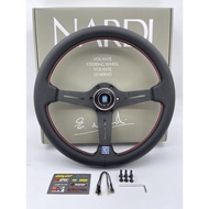 NARDI STEERING WHEEL Nardi Steering Wheel Sport Steering Wheel Universal ND Nardi Leather 13149