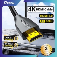 DTECH 4K HDMI Cable HDMI 2.0 High Speed Adapter Cable for TV Gaming Projector
