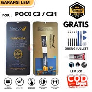 LAYAR Lcd Touchscreen poco C3 / C31 > Fullset OriginaL Screen 100%hp Pay on Delivery