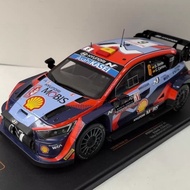 IXO 1/18 Hyundai I20 N WRC 6 2023 Racing Model Alloy Does Not Open Doors Do Not Steer