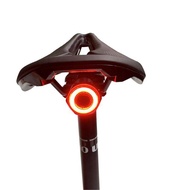 MEROCA intelligent induction brake tail light mountain bike light usb charging bicycle night riding