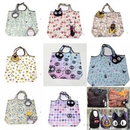 宮崎駿 魔女宅急便 ECO BAG 黑貓 吉吉 貓車 龍貓 煤炭屎 環保購物袋 環保袋 摺疊購物袋 收納