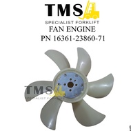 Forklift Radiator Fan Engine TOYOTA 1DZ PN 16361-23860-71