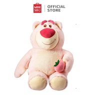 MINISO Lotso Strawberry Bear 14inch Sitting Plush Toy Strawberry Bear  Plush Doll 44CMX23CM With A S