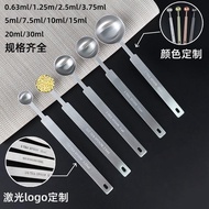 Measuring Spoon Gram Number Spoon0612525Stainless Steel Seasoning Spoon 1g 2 Salt Spoon Milk Powder 