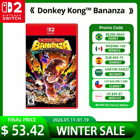 Nintendo Switch 2 Game Deals - Donkey Kong Bananza - 100% Original Physical Game Card only compatibl