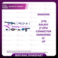 Flexible SAMSUNG J710+CONNECTOR HANDSFREE+UI UP ORI (GAL J7 2016)