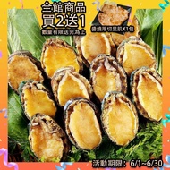 【鮮綠生活】 (免運組)極鮮帶殼鮑魚(10顆入)共8包