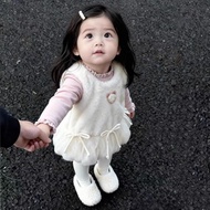 Korea Korea 2026 Girls Dress 2025 Autumn Winter New Style Children Korean Princess Dress Girl Sweet 