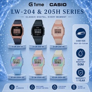 [1YR WARRANTY] CASIO LW-204 & LW-205H SERIES WOMEN'S DIGITAL WATCH JAM TANGAN PERUMPUAN DIGITAL LW-2