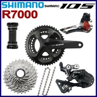 Shimano 105 R7000 Groupset 2x11 Speed Kit R7100 Crankset Front Derailleur Rear Derailleur Cassette H