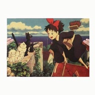[現貨] 魔女宅急便海報 宮崎駿作品 日本動畫電影復古 Miyazaki Hayao Poster 249