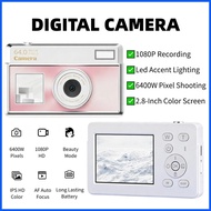 Student CCD Digital Camera 4K 64MP High Definition Retro Mirrorless Compact Camera