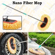 Nano Fiber Mop Nano Brush Fibre Auto Car Wash Extendable Mop Kereta High Absorbtion Wiping Soft Magg