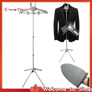 【Chuangtfx03】Garment Steamer Stand with Two Clips and Ironing Gloves for Clothes, Foldable Adjustabl