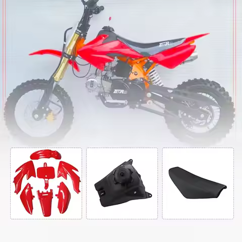 Not a Whole Set Red Motorcycle Plastics Fender Decals or Seat Fuel orTank For CRF50 XR50 Dirt Pit Bi