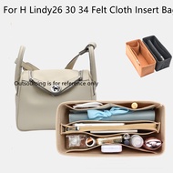 สำหรับ Lindy 26 30 34 Felt Purse Organizer ใส่กระเป๋าสำหรับ Tote Shaper กระเป๋าเครื่องสำอางแบบพกพาแต