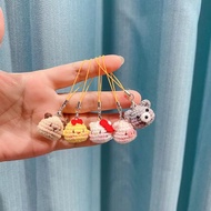 DIY 28-Color Crocheted Animal Keychain/Phone Charm Kit- DIY Gift for BFF, Couples, Bag Accessories