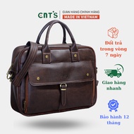 Classy Brown CNT HQ11 office leather bagbag