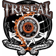 TRISEAL Tau Gamma Phi Logo car/motorcycle decals sticker All Weather Condition Car/Motorcycle Printe