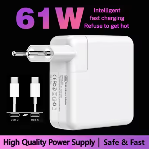 61W MacBook USB-C(Type-c) Laptop Charger For Macbook Air A2337 Macbook Pro A2338 A1706 A1708 M1M2 Sm