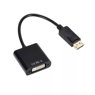 Display Port TO DVI CABLE ADAPTER Converter Male Female 1080P For Monitor Projector