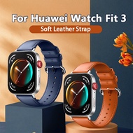 Leather Strap for Huawei Watch Fit 3 Bracelet Soft Wristband for Huawei Watch Fit3 Replacement Belt