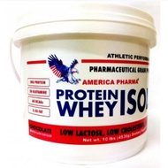 (🎉🎉FREE Gift) America Pharma Whey Isolate Protein 3.0, 10lb(4.54kg) , (HALAL), 105 servings, 28g pro