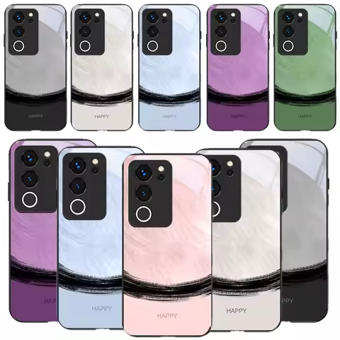 Modern Minimalist Style For vivo V30 V29 V23 V25 V40 SE V21 V25E V23e X100 X70 X90 Pro+ X80 X200 Pro