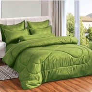7 in 1 queen set with comforter AIZUOH 100% cotton | 7 in 1 chadar hotel style QUEEN size | set cada