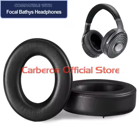 Carberon Replacement Ear pads Ear Cushions for Focal Bathys Wireless Headphones, 1 Pair of Focal Bat