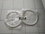 whitewall ( 2 buah) Lis ban mobil whitewall lis ban mobil r14