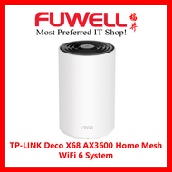 FUWELL- TP-LINK Deco X68 AX3600 Home Mesh WiFi 6 System