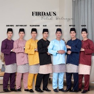 BAJU MELAYU FIRDAUS TELUK BELANGA page1(REGULAR CUTTING) MATERIAL PEARL SKIN XS-3XL BROWN CLASSIC BL
