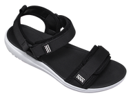 Sandal đế bằng nữ Bitas SEFYW.10 (Đen + Xám)