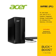 Acer Aspire TC1785 Desktop PC ( i3-14100 / i5-14400 / i7-14700 / W11PRO / 3Y )