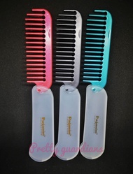 PAGANINI COLLECTION : Portable Travel Folding Hair Brush Compact Pocket Hair Comb, Anti-static Comb,